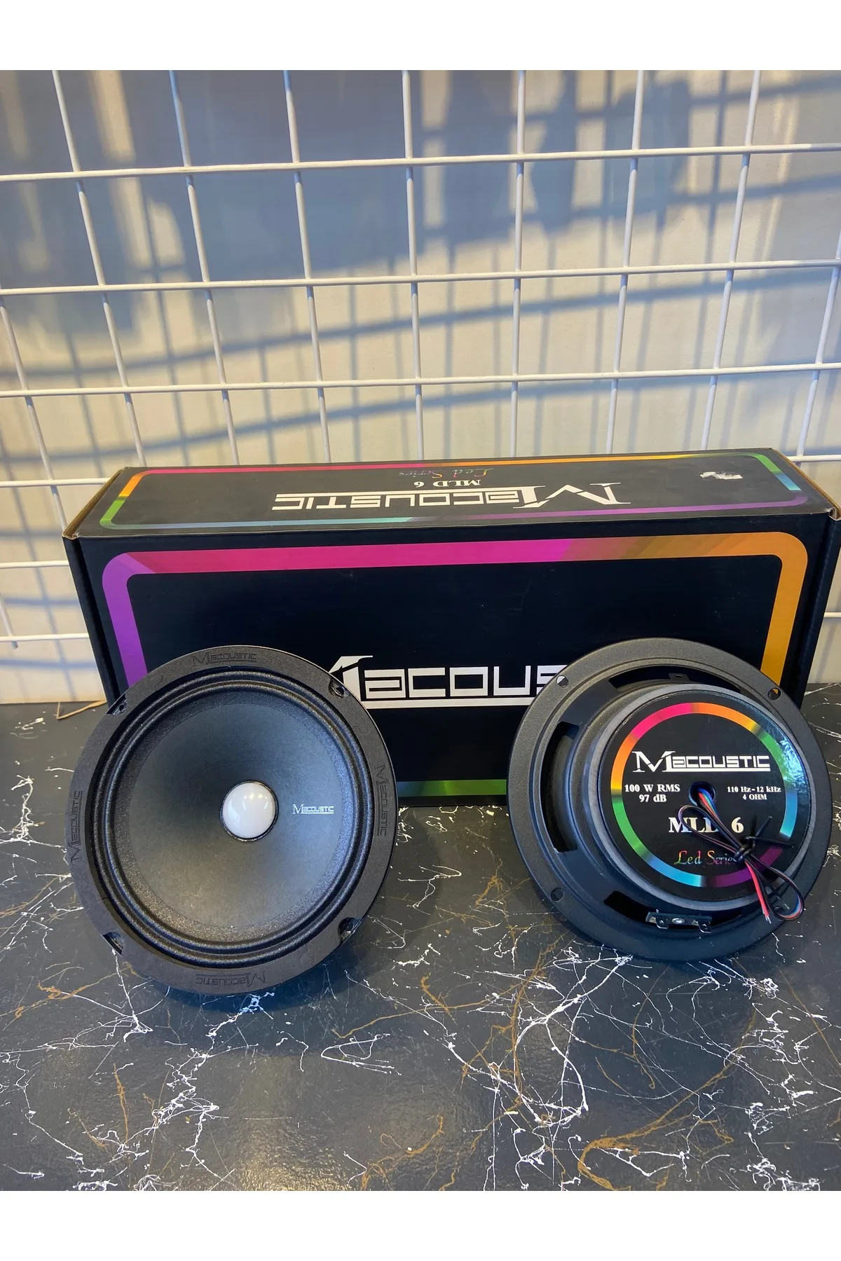 MLD 6 100W RMS 16CM LEDLİ MİDRANGE